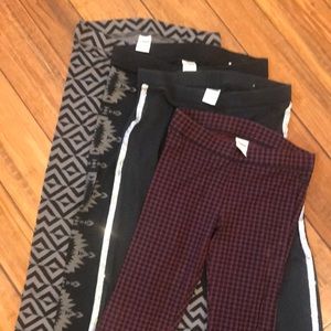 Victoria’s Secret Pink 4 pair lot of leggings